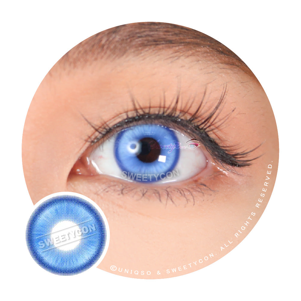 Sweety Magic Pop Brilliant Blue (1 lens/pack)-Colored Contacts-UNIQSO UK