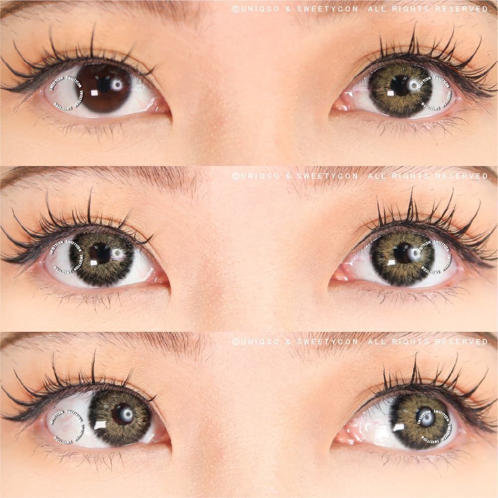 Sweety Magnificent Devils Triangle Black (1 lens/pack)-Colored Contacts-UNIQSO UK