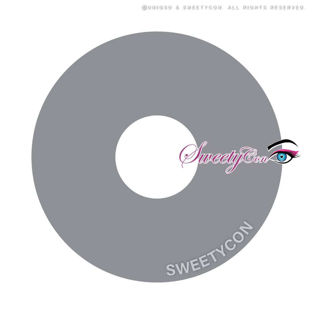 Sweety Mini Sclera Gray (1 lens/pack)-Mini Sclera Contacts-UNIQSO UK