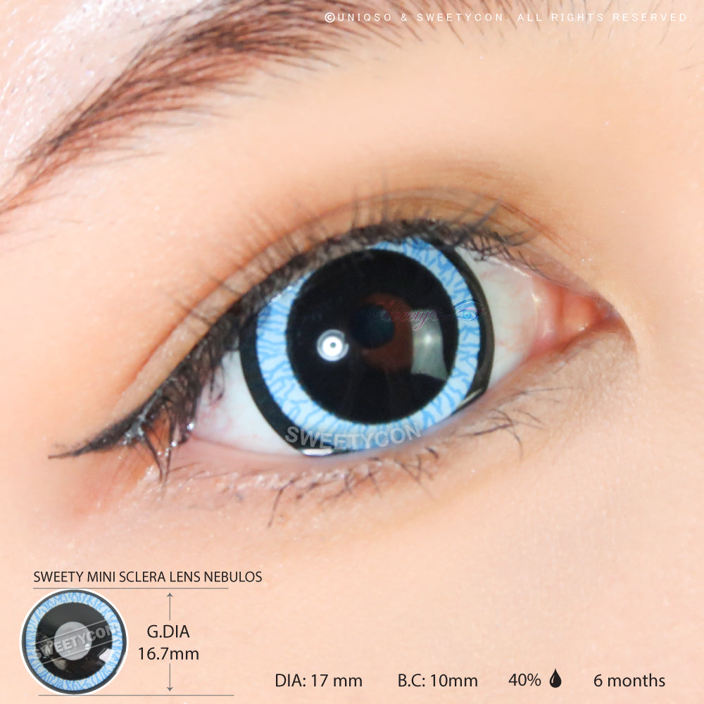 Sweety Mini Sclera Lens Nebulos (1 lens/pack)-Mini Sclera Contacts-UNIQSO UK