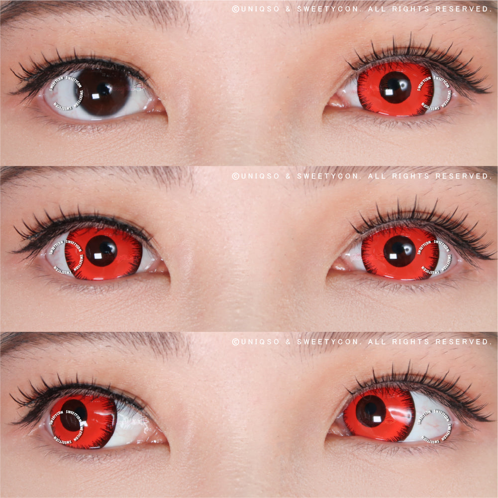 Sweety Mini Sclera Mystic Red (1 lens/pack)-Mini Sclera Contacts-UNIQSO UK