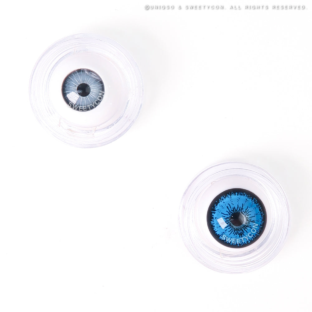 Sweety Mini Sclera Tokyo N Blue (1 lens/pack)-Mini Sclera Contacts-UNIQSO UK