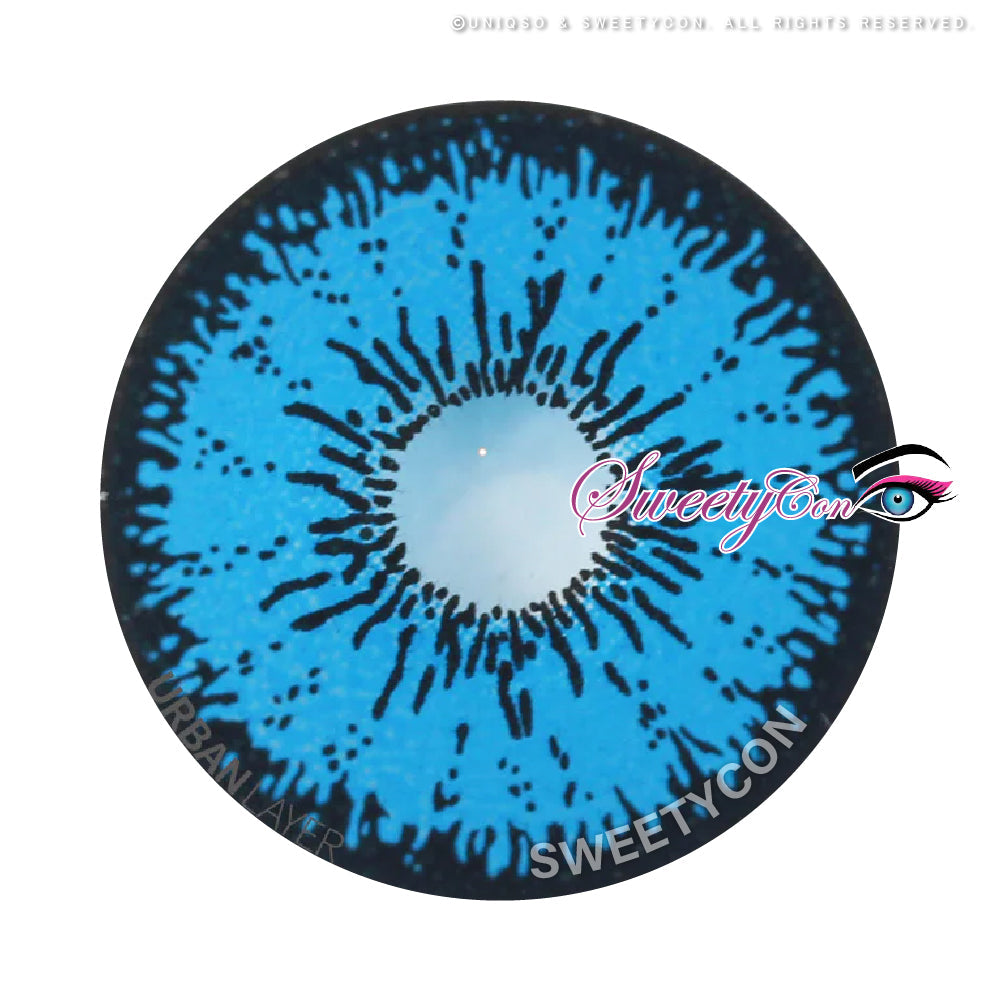 Sweety Mini Sclera Tokyo N Blue (1 lens/pack)-Mini Sclera Contacts-UNIQSO UK