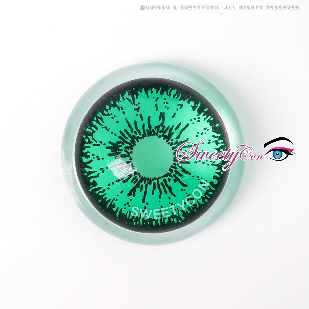 Sweety Mini Sclera Tokyo N Green(1 lens/pack)-Mini Sclera Contacts-UNIQSO UK