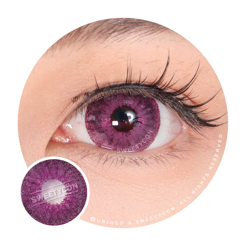Sweety Mini Sclera Violet Devil (1 lens/pack)-Mini Sclera Contacts-UNIQSO UK