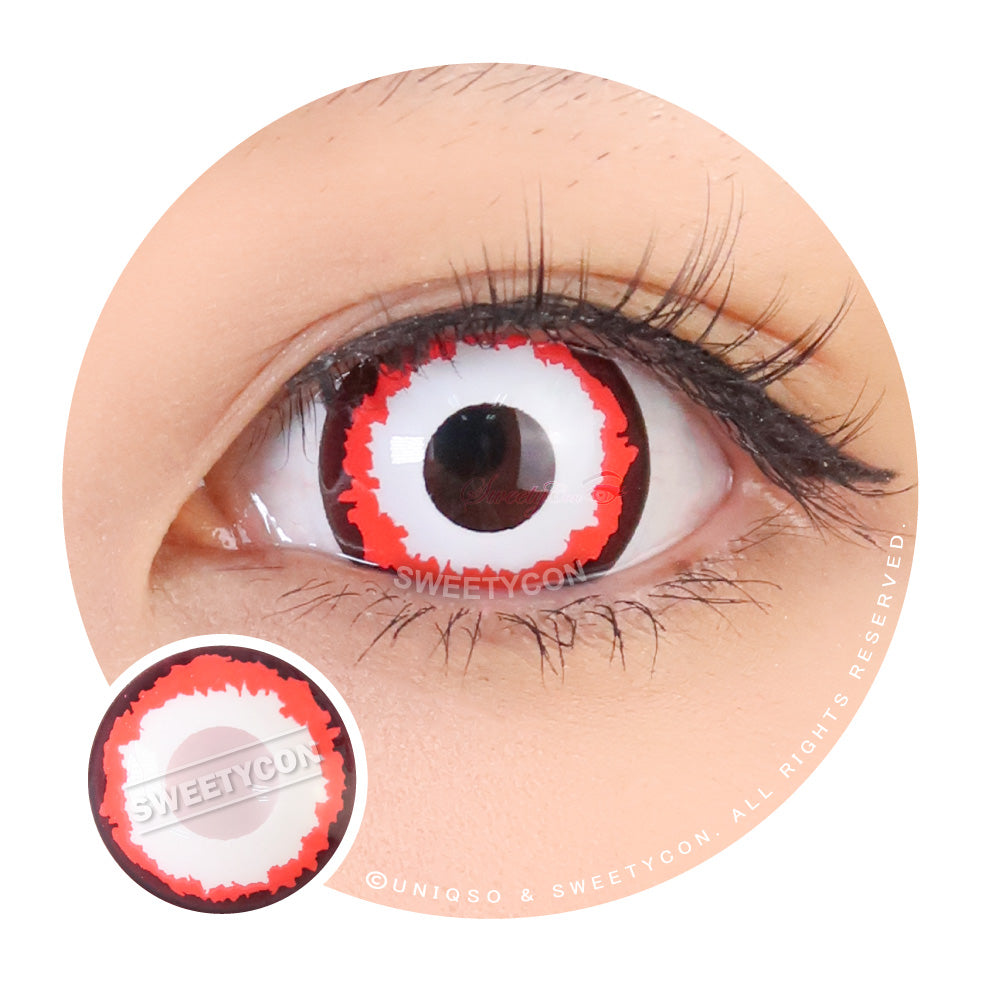 Sweety Mini Sclera White Monster (1 lens/pack)-Mini Sclera Contacts-UNIQSO UK