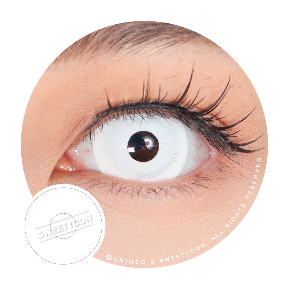 Sweety Mini Sclera White Out (1 lens/pack)-Mini Sclera Contacts-UNIQSO UK