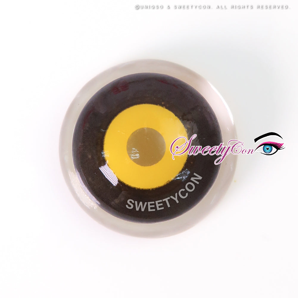 Sweety Mini Sclera Yellow Ghoul (1 lens/pack)-Mini Sclera Contacts-UNIQSO UK