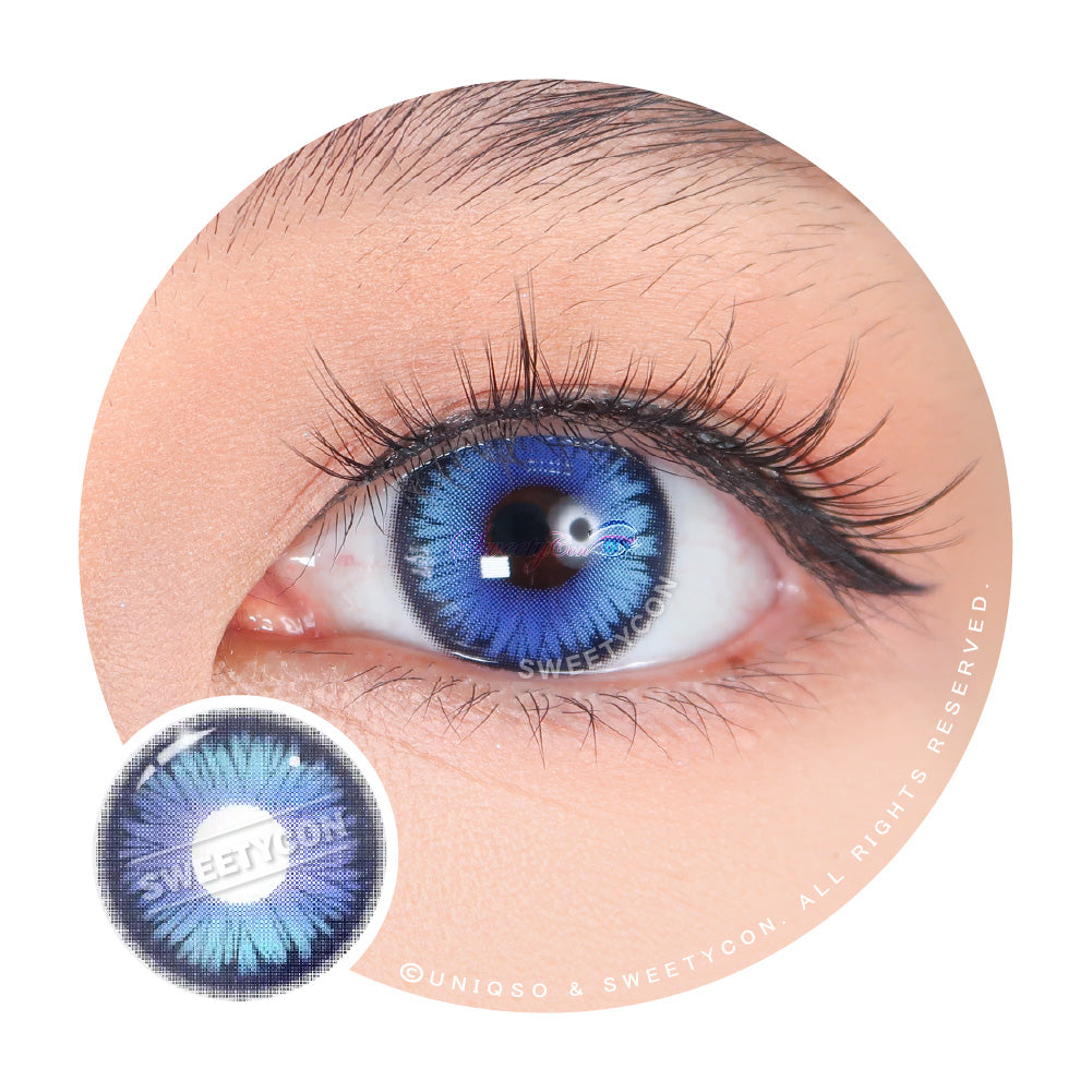Sweety Mystic Wing Blue (1 lens/pack)-Colored Contacts-UNIQSO UK