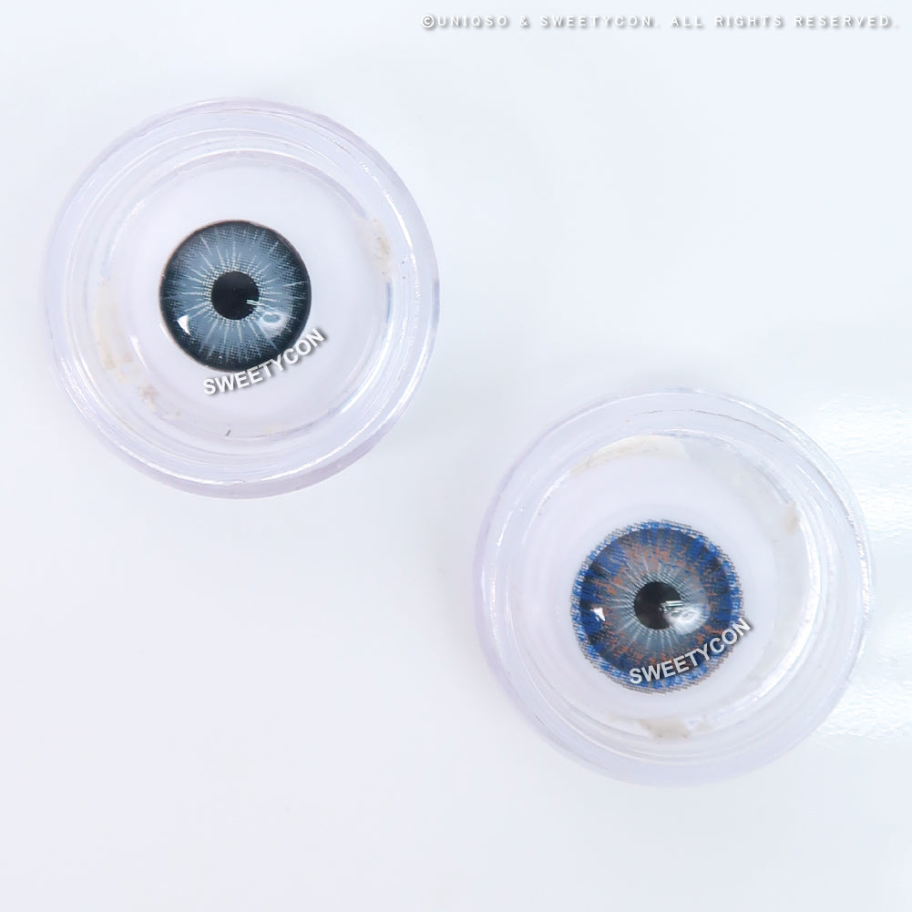 Sweety Ocean Blue Hazel (1 lens/pack)-Colored Contacts-UNIQSO UK