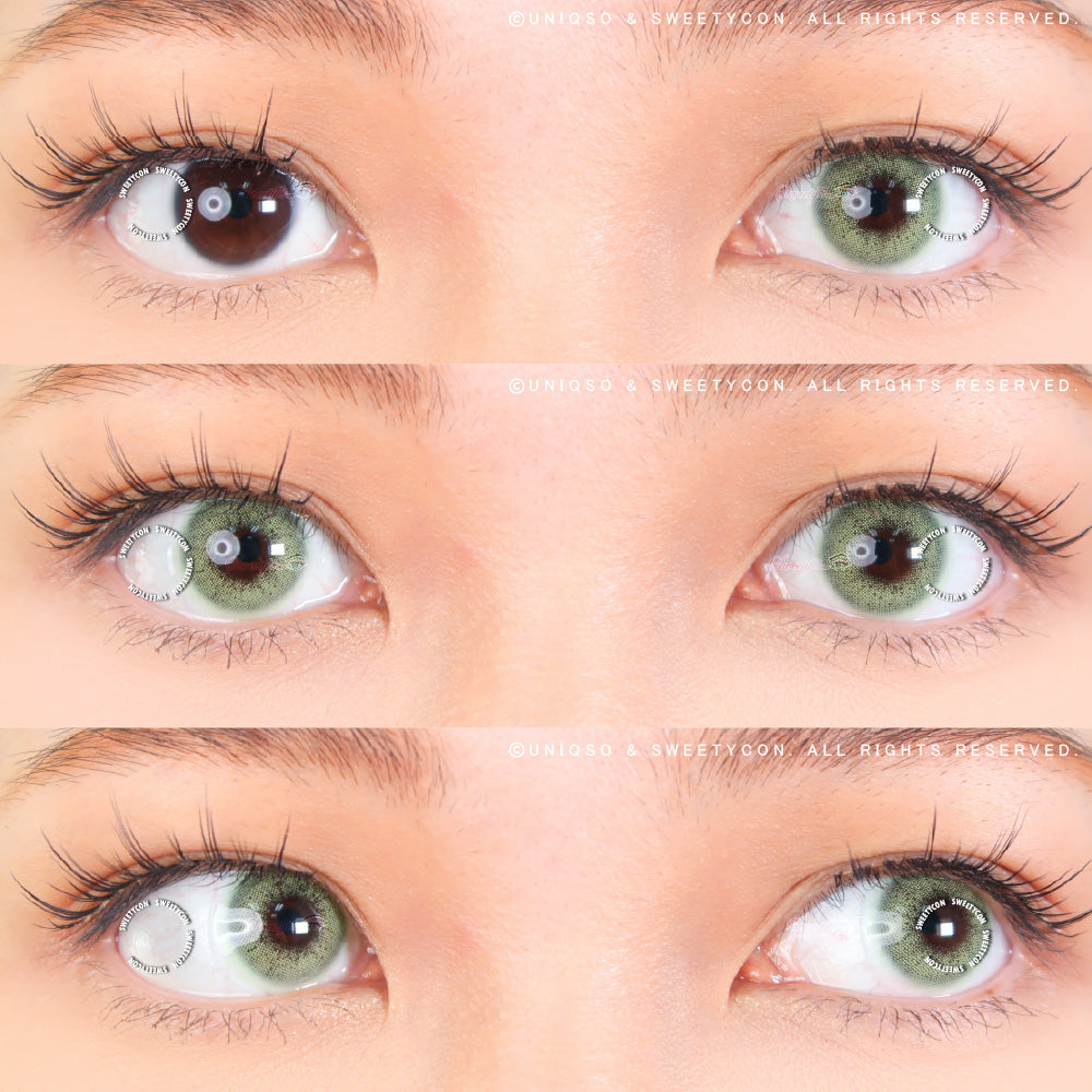 Sweety Ocean Green (1 lens/pack)-Colored Contacts-UNIQSO UK