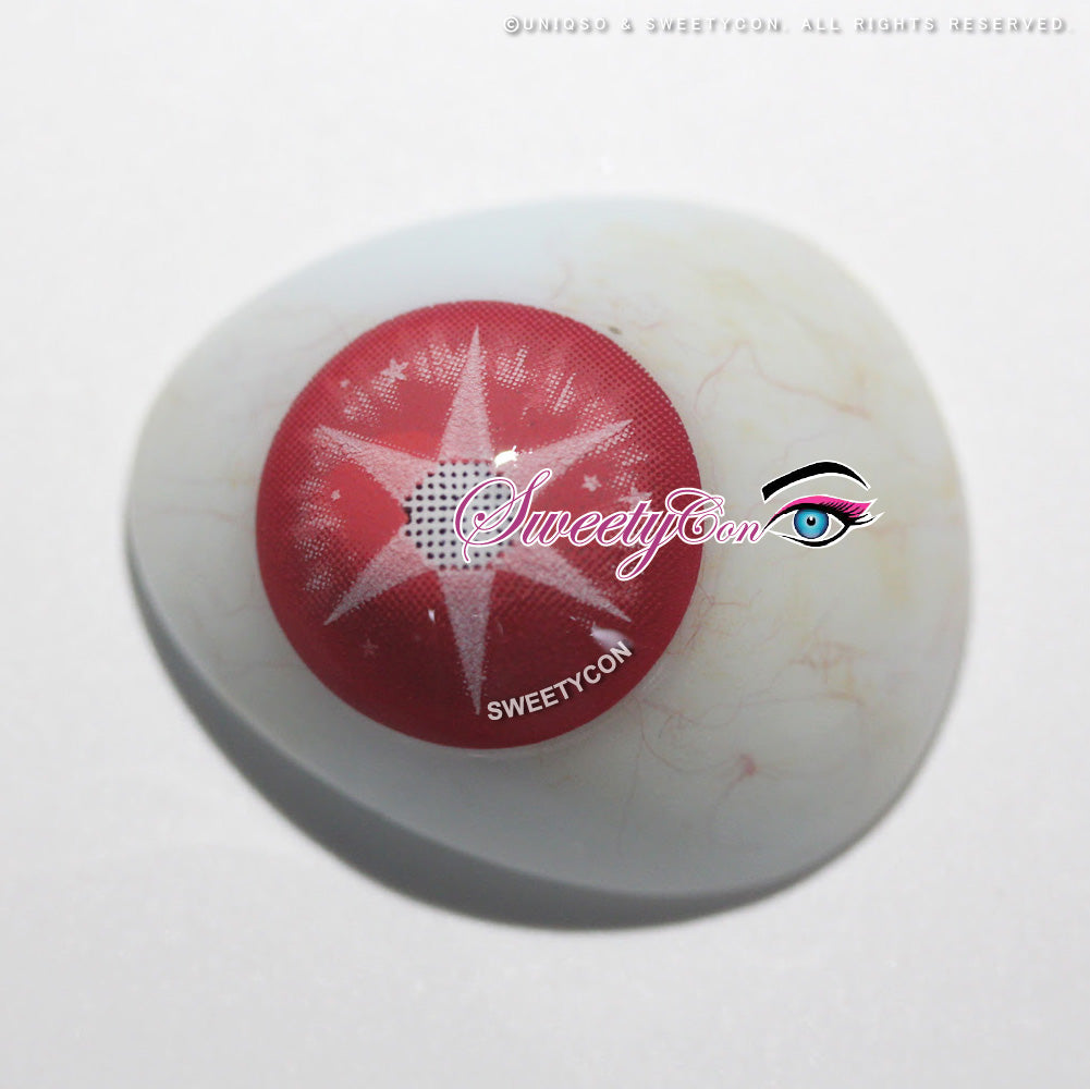 Sweety Pop Star Pink (1 lens/pack)-Colored Contacts-UNIQSO UK