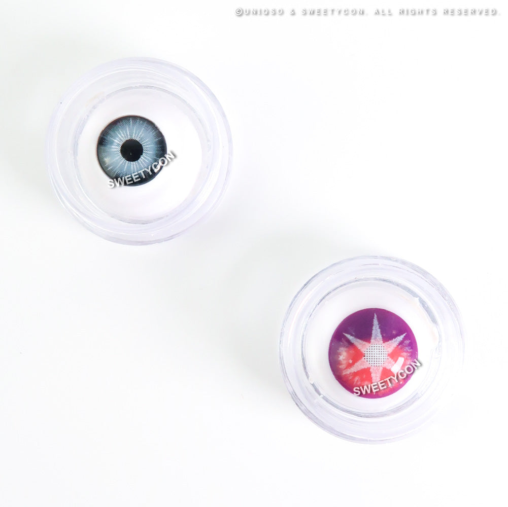 Sweety Pop Star Violet (1 lens/pack)-Colored Contacts-UNIQSO UK