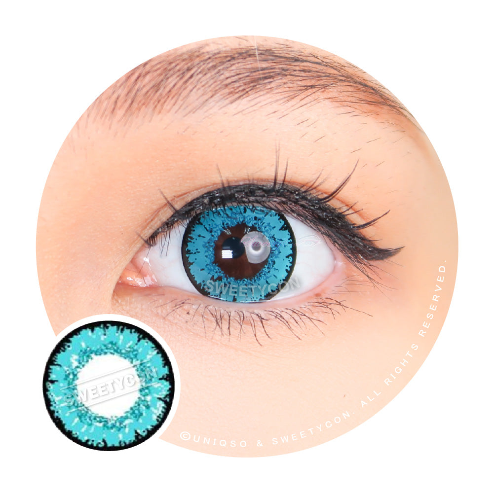 Sweety Queen Blue Green (1 lens/pack)-Colored Contacts-UNIQSO UK