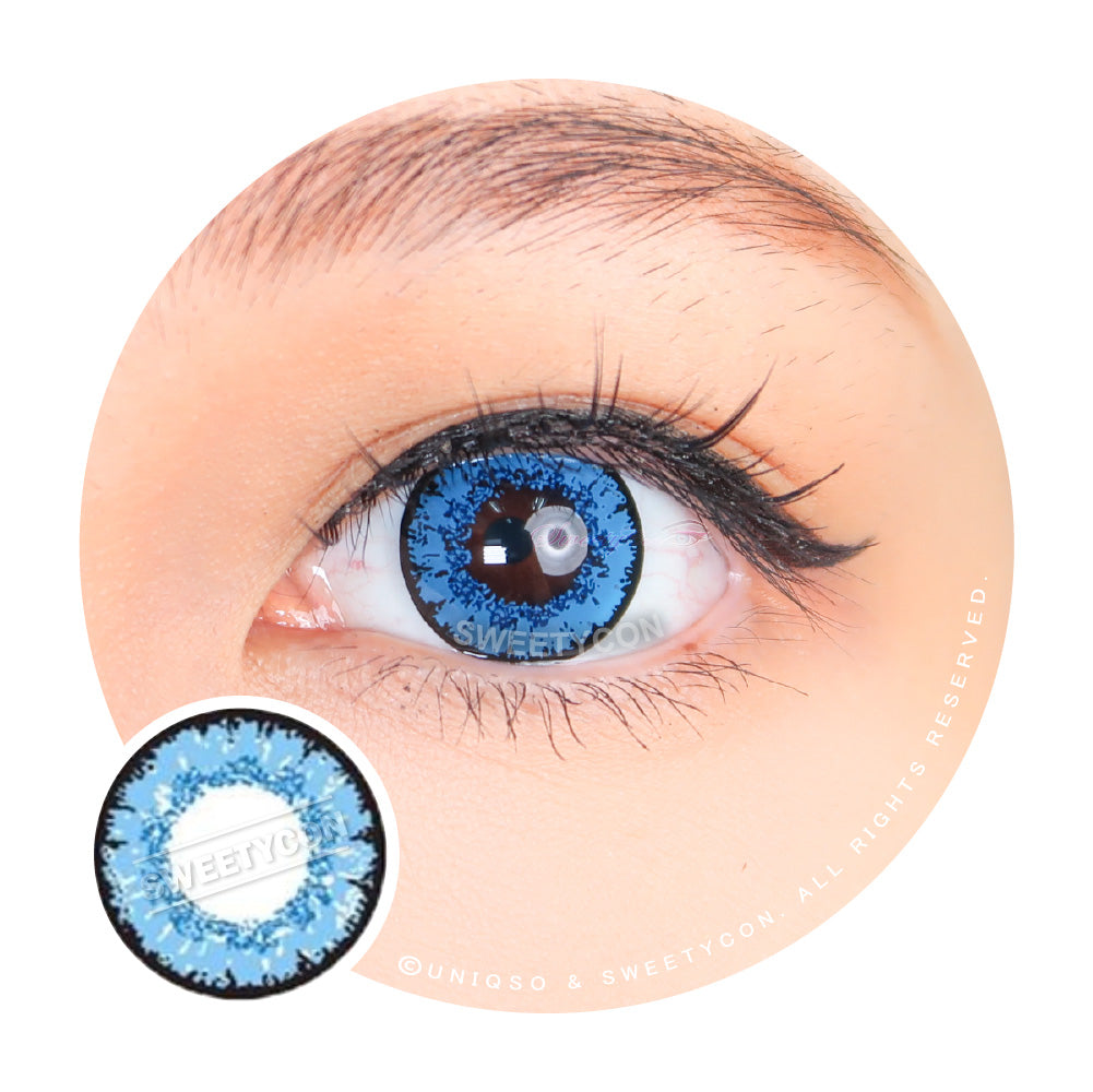 Sweety Queen Dark Blue (1 lens/pack)-Colored Contacts-UNIQSO UK