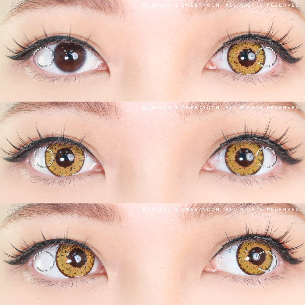 Sweety Queen Gold Yellow (1 lens/pack)-Colored Contacts-UNIQSO UK