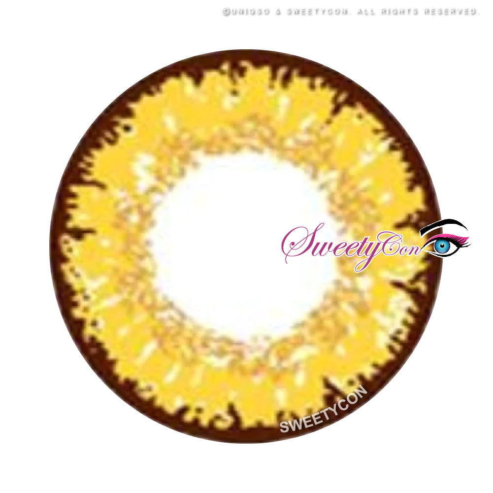 Sweety Queen Gold Yellow (1 lens/pack)-Colored Contacts-UNIQSO UK