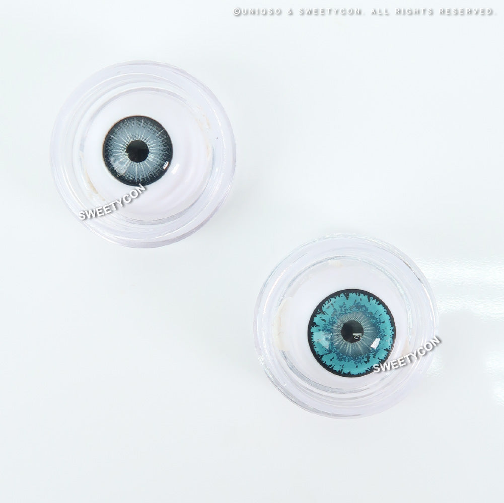 Sweety Queen Light Blue (1 lens/pack)-Colored Contacts-UNIQSO UK