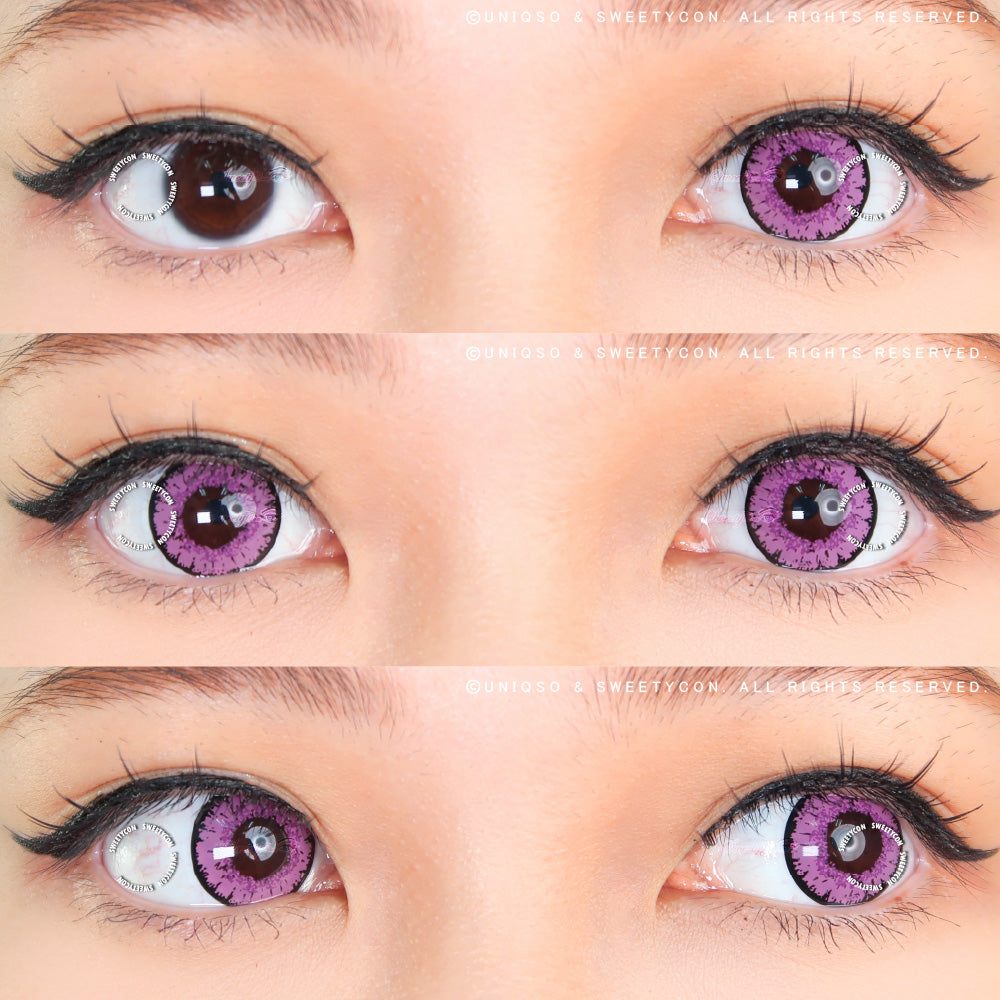 Sweety Queen Violet (1 lens/pack)-Colored Contacts-UNIQSO UK