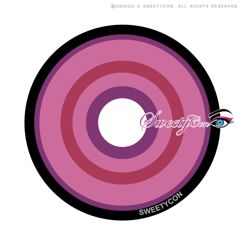 Sweety Sakuya Purple Rings (1 lens/pack)-Colored Contacts-UNIQSO UK