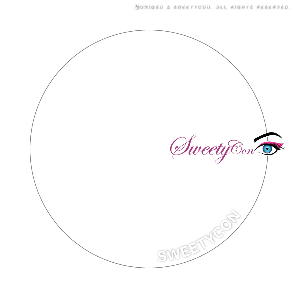 Sweety Sclera 22mm UV White Blind (1 lens/pack)-Colored Contacts-UNIQSO UK