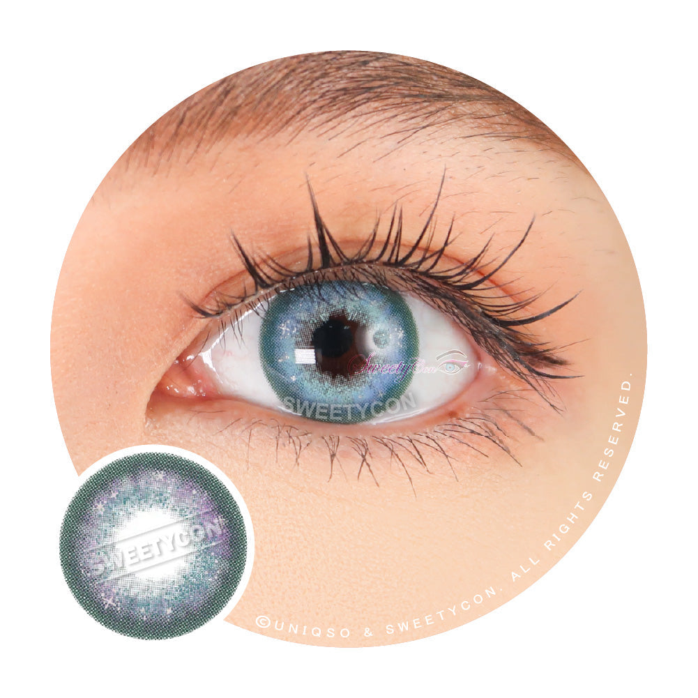 Sweety Twinkle Eye Blue (1 lens/pack)-Colored Contacts-UNIQSO UK