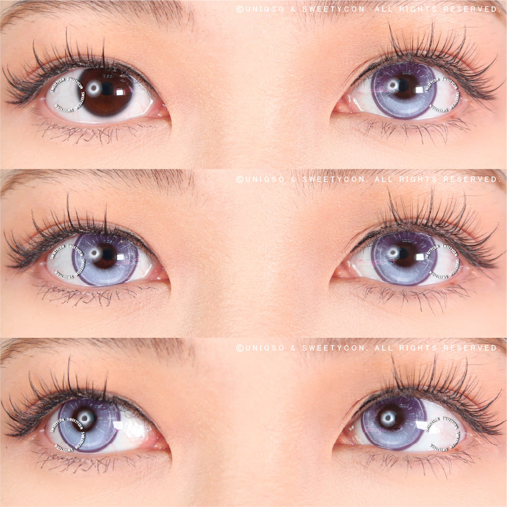 Sweety Vista Violet (1 lens/pack)-Colored Contacts-UNIQSO UK