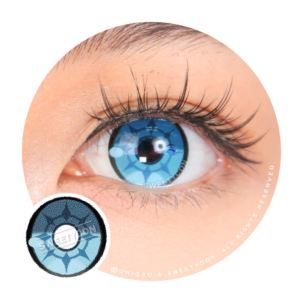 Sweety x Eyesinger Artic Star Blue (2 lenses/pack)-Colored Contacts-UNIQSO UK