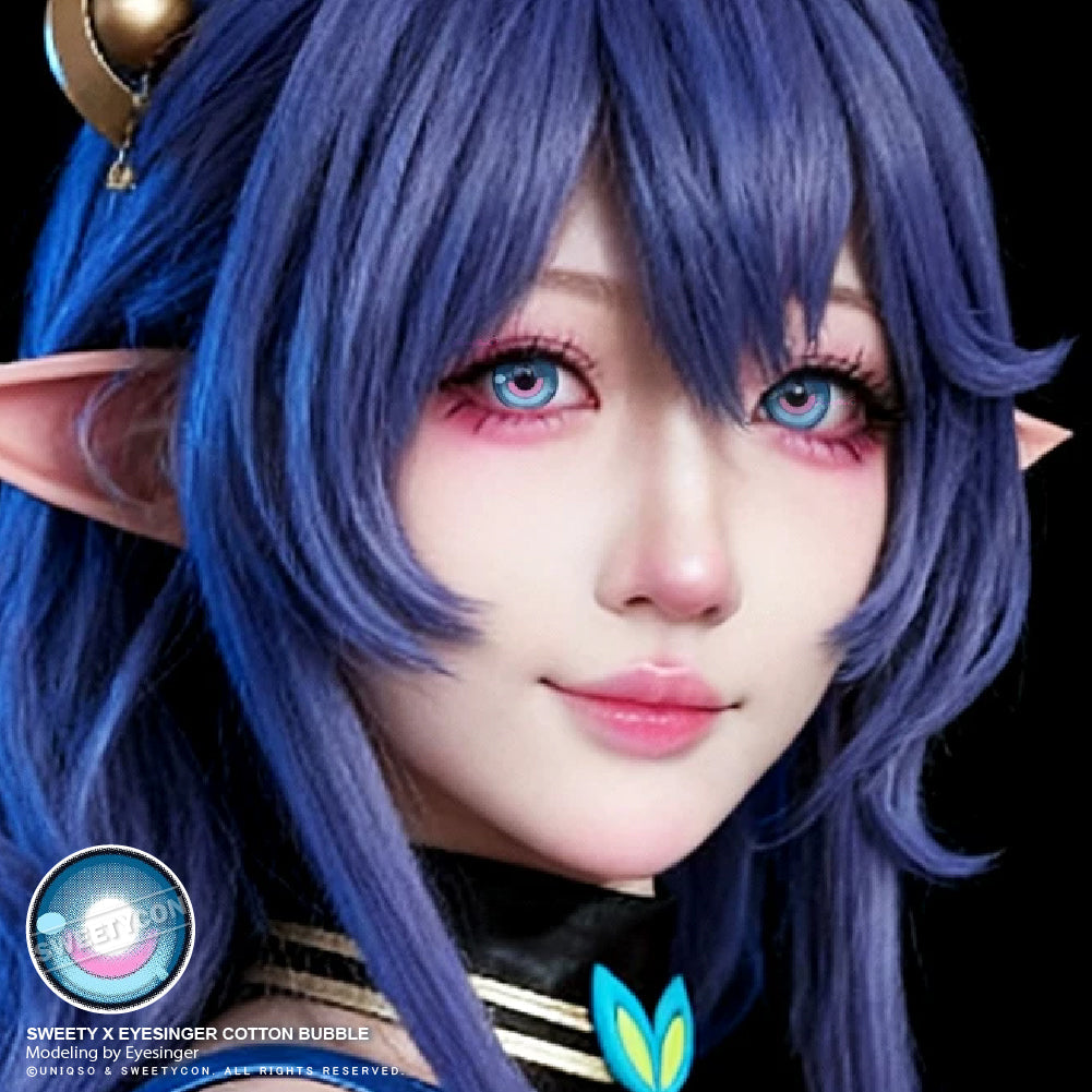 Sweety x Eyesinger Cotton Bubble (2 lenses/pack)-Colored Contacts-UNIQSO UK