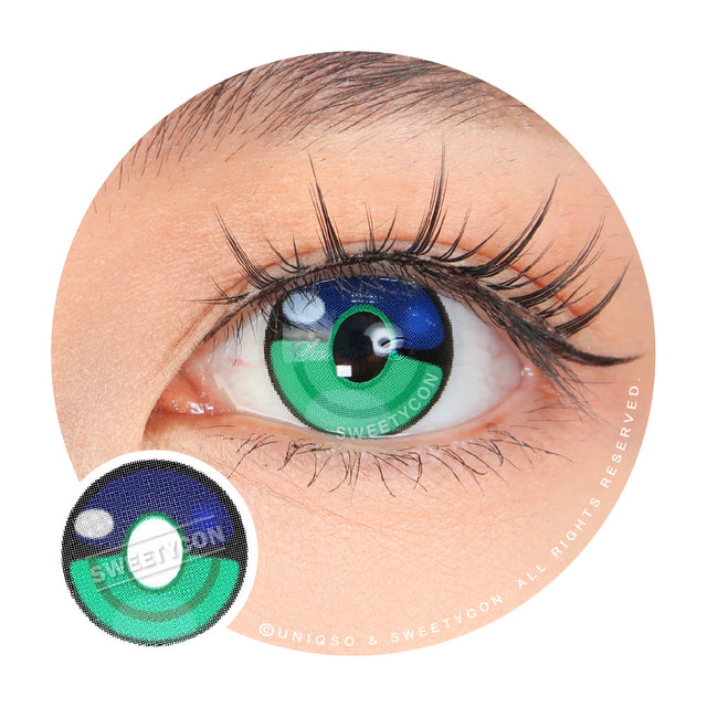 Sweety x Eyesinger Green Rings (2 lenses/pack)-Colored Contacts-UNIQSO UK