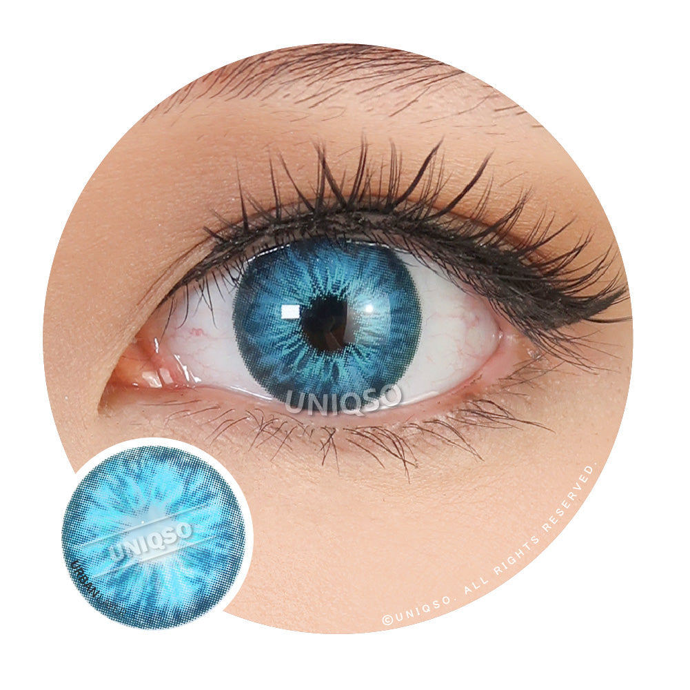 Urban Layer Amazon Blue (1 lens/pack)-Colored Contacts-UNIQSO UK