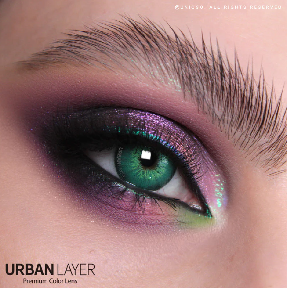 Urban Layer Amazon Green (1 lens/pack)-Colored Contacts-UNIQSO UK