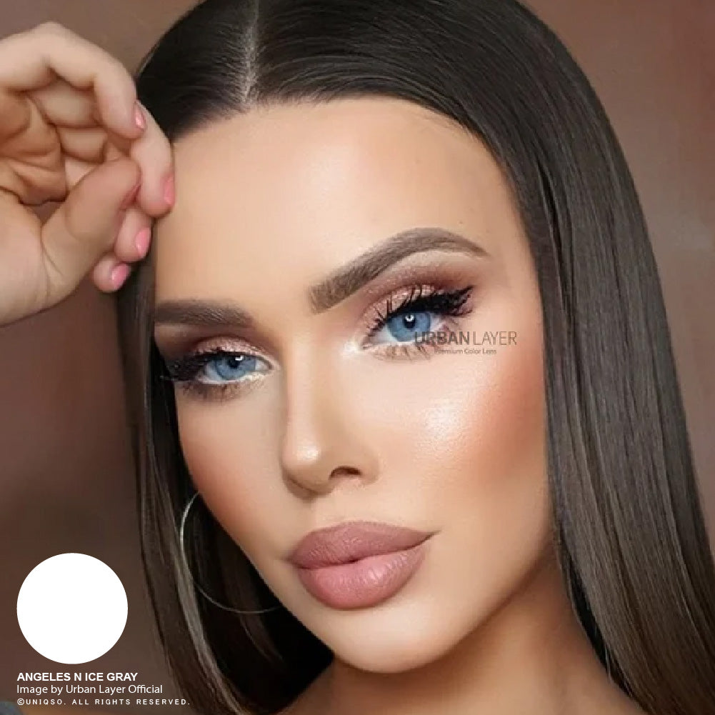 Urban Layer Angeles N Ice Gray (1 lens/pack)-Colored Contacts-UNIQSO UK