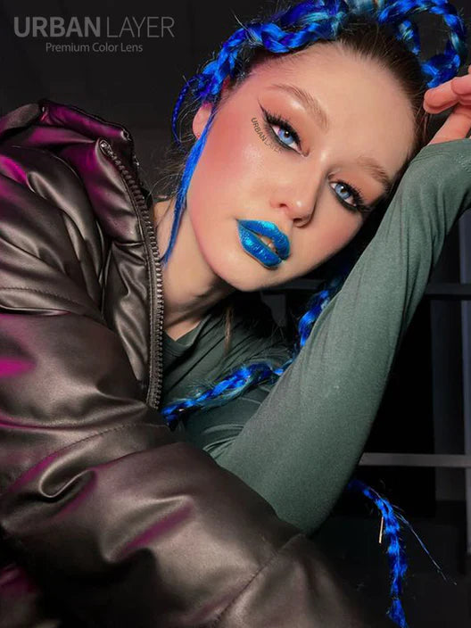 Urban Layer Jolie Blue (1 lens/pack)-Colored Contacts-UNIQSO UK