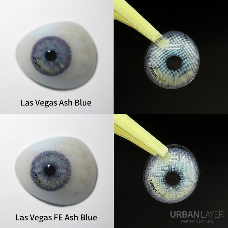 Urban Layer Las Vegas FE Ash Blue (1 lens/pack)-Colored Contacts-UNIQSO UK