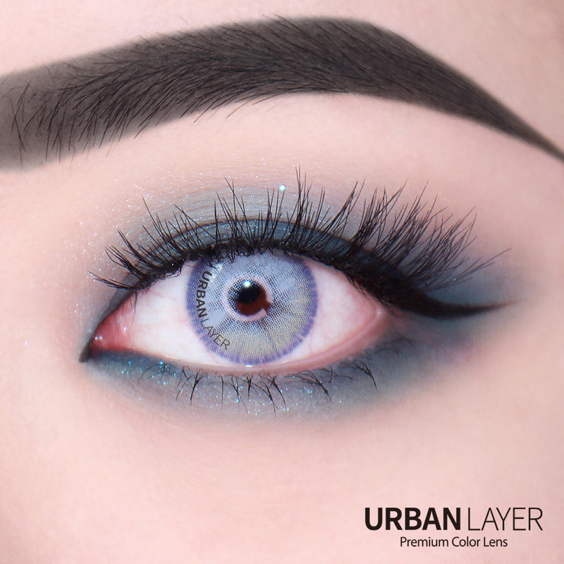Urban Layer Las Vegas FE Ash Blue (1 lens/pack)-Colored Contacts-UNIQSO UK