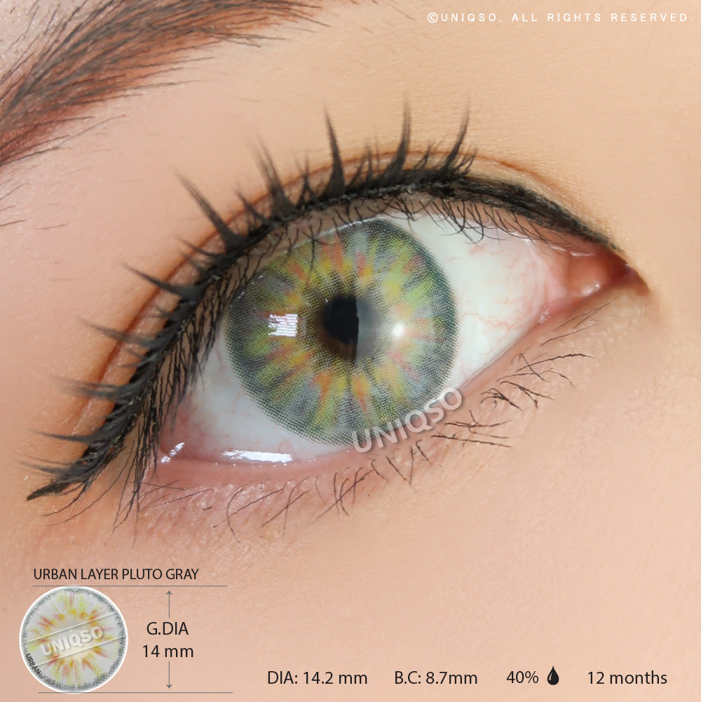 Urban Layer Pluto Gray (1 lens/pack)-Colored Contacts-UNIQSO UK