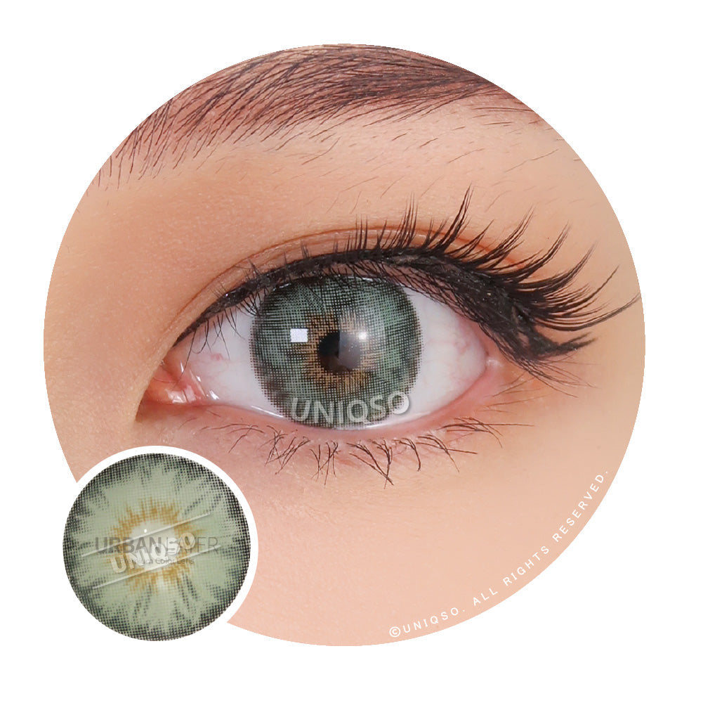 Urban Layer Siri Green (1 lens/pack)-Colored Contacts-UNIQSO UK