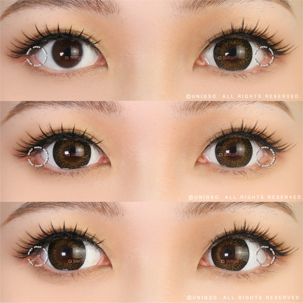 Western Eyes Kira Kira Brown (1 lens/pack)-Colored Contacts-UNIQSO UK