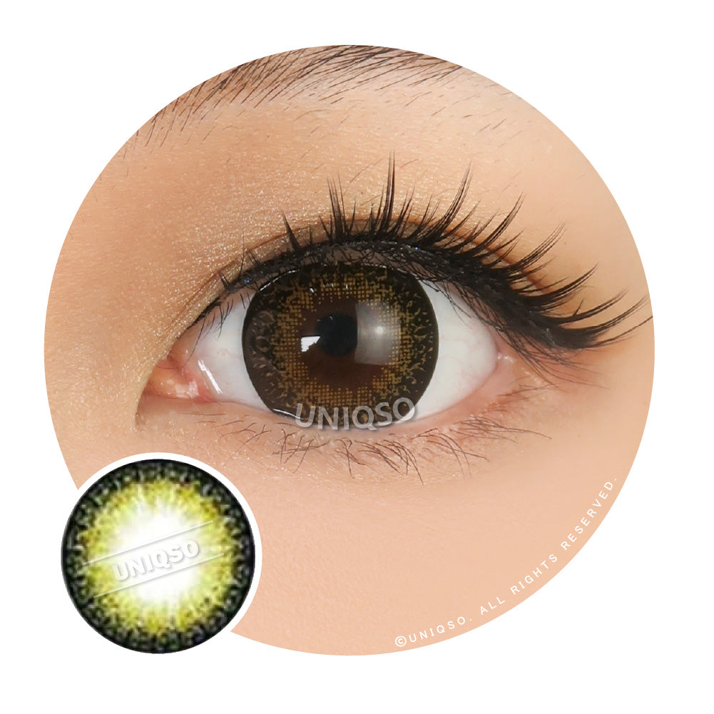 Western Eyes Kira Kira Brown (1 lens/pack)-Colored Contacts-UNIQSO UK