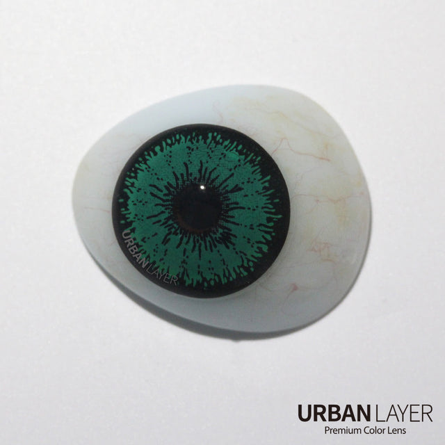 Sweety Mini Sclera Tokyo N Green(1 lens/pack)-Mini Sclera Contacts-UNIQSO