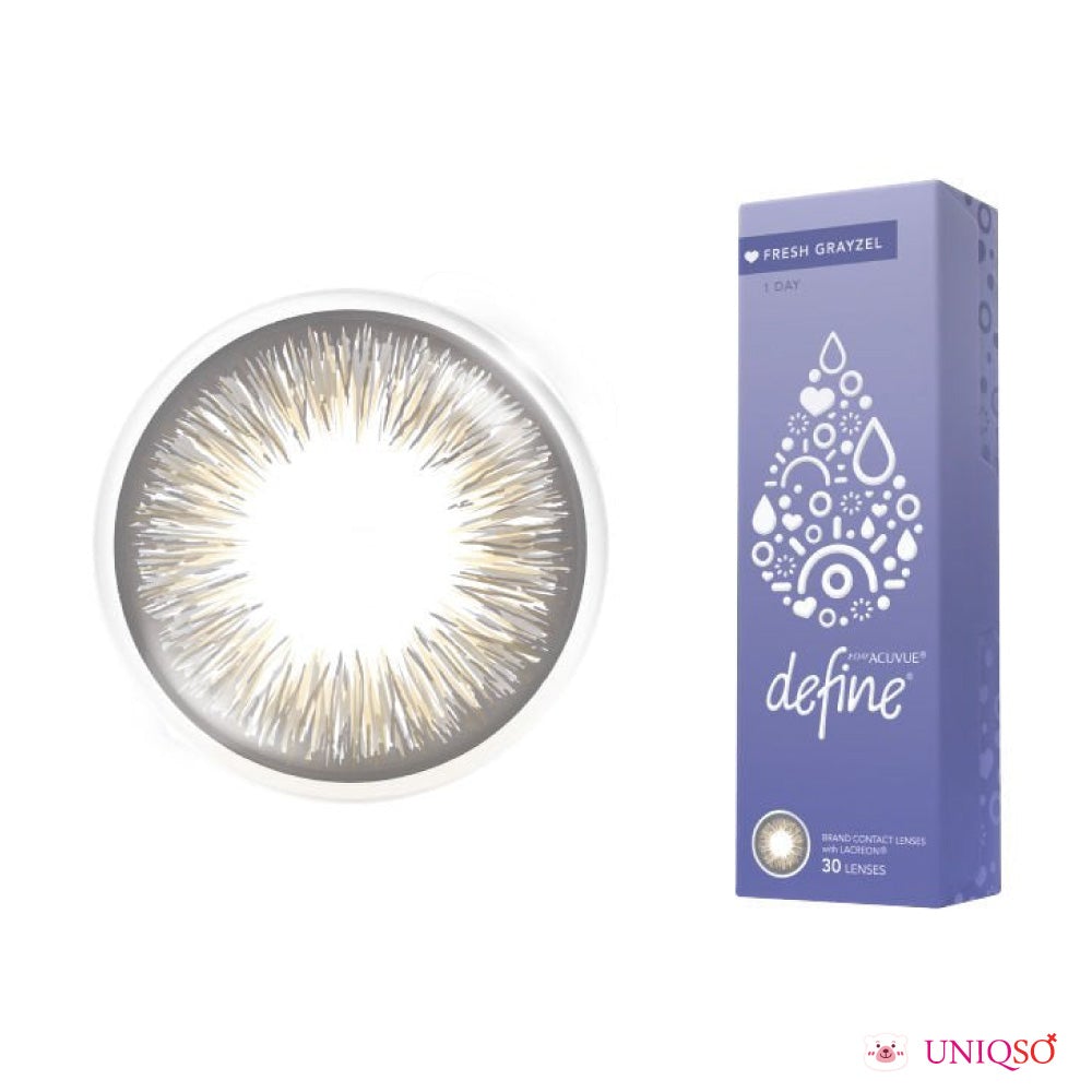 1-Day Acuvue Define Fresh Grayzel (30 lenses/pack)-Colored Contacts-UNIQSO UK
