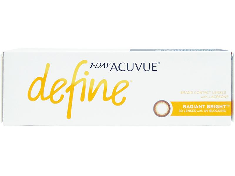 1-Day Acuvue Define Radiant Bright (30 lenses/pack)-Colored Contacts-UNIQSO UK