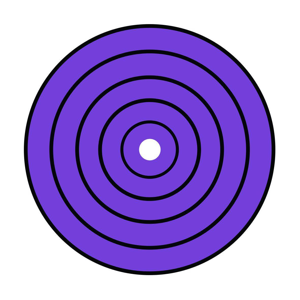 Sweety Mini Sclera Purple Ring / Rinnegan (1 lens/pack)-Mini Sclera Contacts-UNIQSO