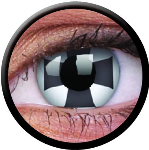 Colorvue Crazy Black Cross (2 lenses/pack)-Crazy Contacts-UNIQSO