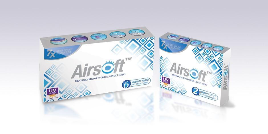 Airsoft Silicone Hydrogel Clear Lens-Clear Contacts-UNIQSO UK