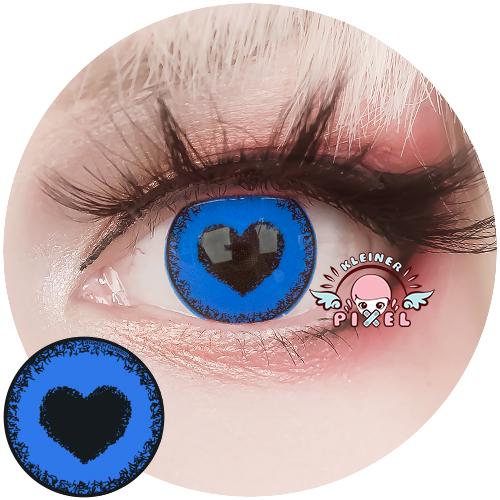 Anime Yandere Blue by KleinerPixel (1 lens/pack)-Colored Contacts-UNIQSO UK
