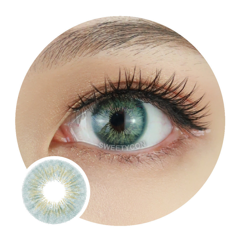 Sweety Camilla Green (1 lens/pack)-Colored Contacts-UNIQSO