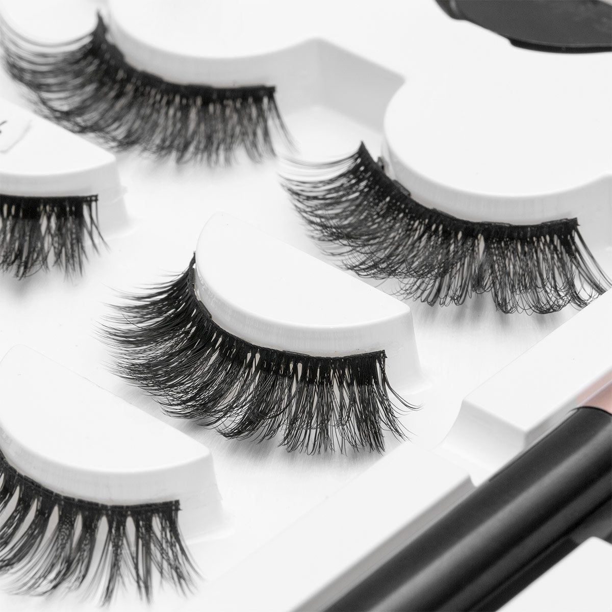 Sexy Sheep Mixed Designs Faux Mink Magnetic Eyelashes Kit Set (3 Pairs)-Magnetic Eyelash-UNIQSO