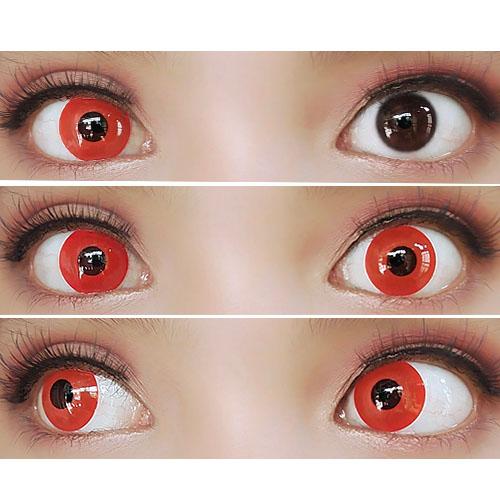 Colorvue Crazy Red Devil - 1 Day Disposable (2 lenses/pack)-Crazy Contacts-UNIQSO UK